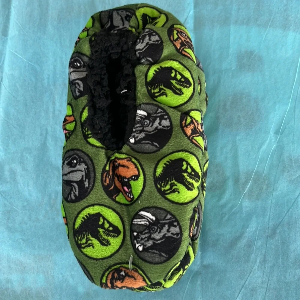 Jurassic World Fuzzy Slipper Socks FINAL PRICE